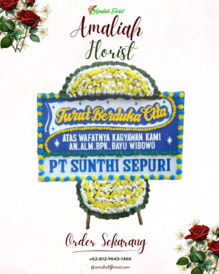 Papan Bunga Duka di Gunungsamarinda Baru
