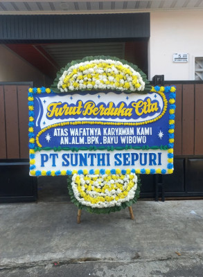 Papan Bunga Duka di Gunungsamarinda Baru