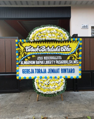 Papan Bunga Duka di Gunungsamarinda Baru